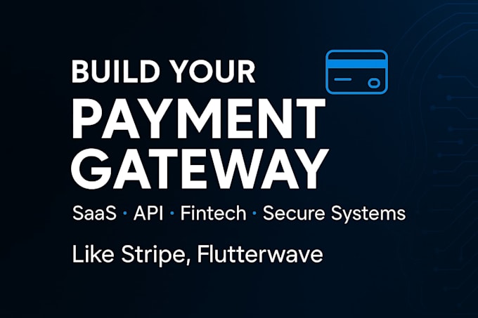 build your own payment gateway like stripe or flutterwave
