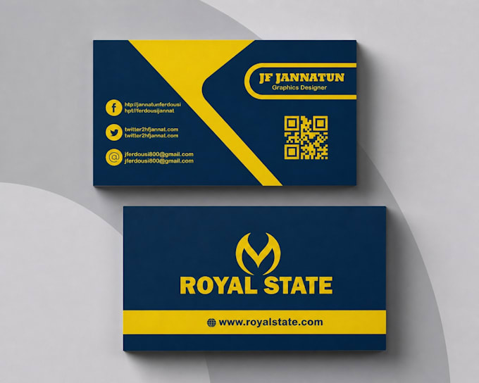design professional logo business card and social media