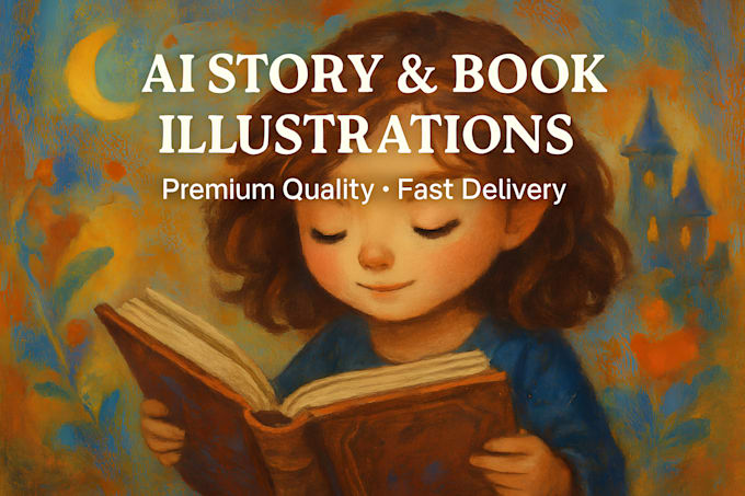 create ai generated illustrations for your story or book
