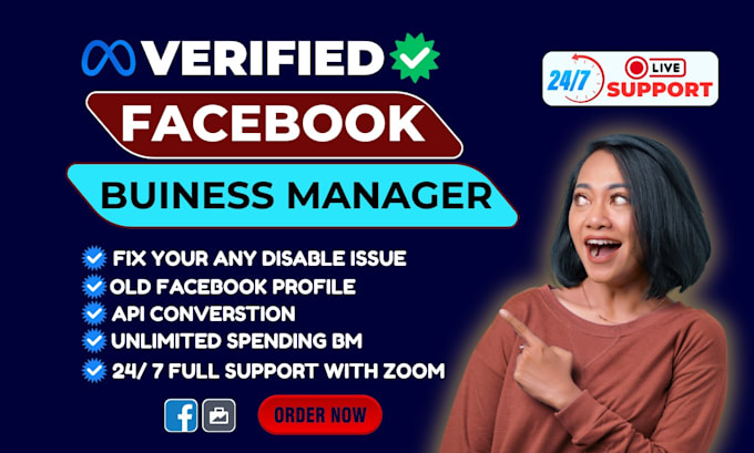 create a fresh facebook business manager and ads account with old fb profile