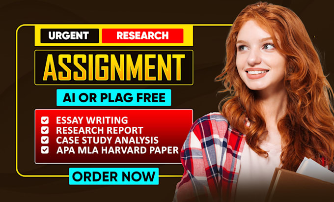 do urgent essay writing, report, paper, case study, assignment, presentation