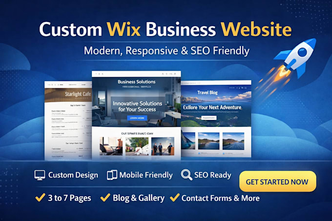 design or redesign your wix website