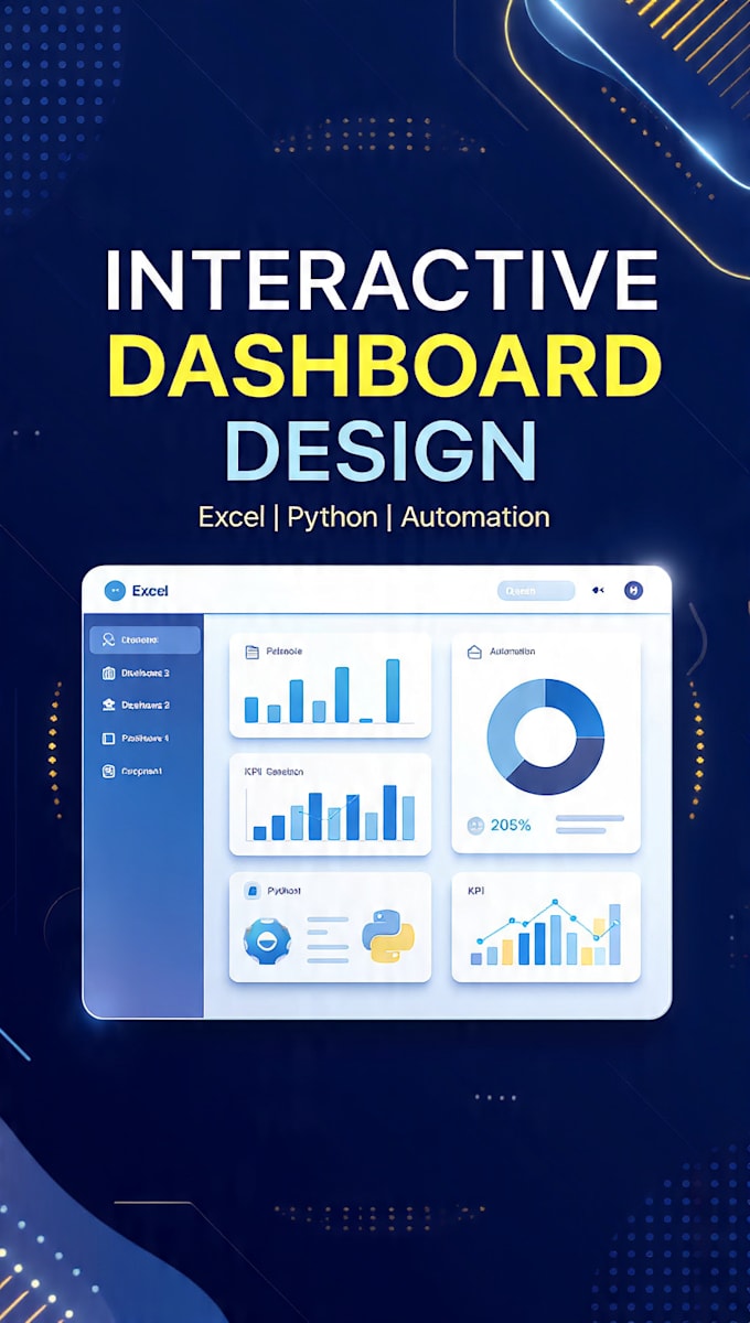create excel graphs, excel charts, dashboards and macros