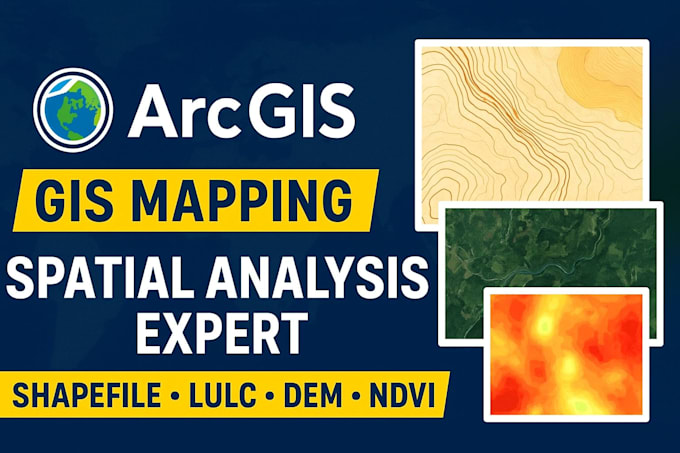 do gis maps, spatial analysis, and arcgis projects