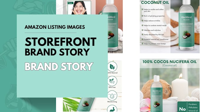 do design amazon ebc, storefront and listing images