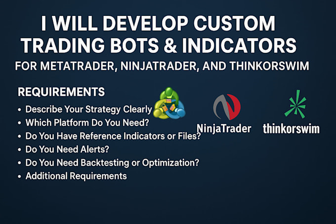 Ontwikkel een aangepaste trading bots indicatoren voor metatrader ...