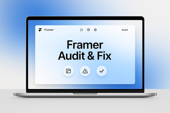 audit, fix and optimize your framer website for speed and conversions