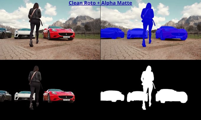 do professional rotoscoping and masking