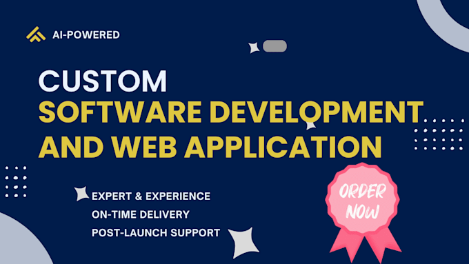 develop custom web application, ai powered software, saas software development