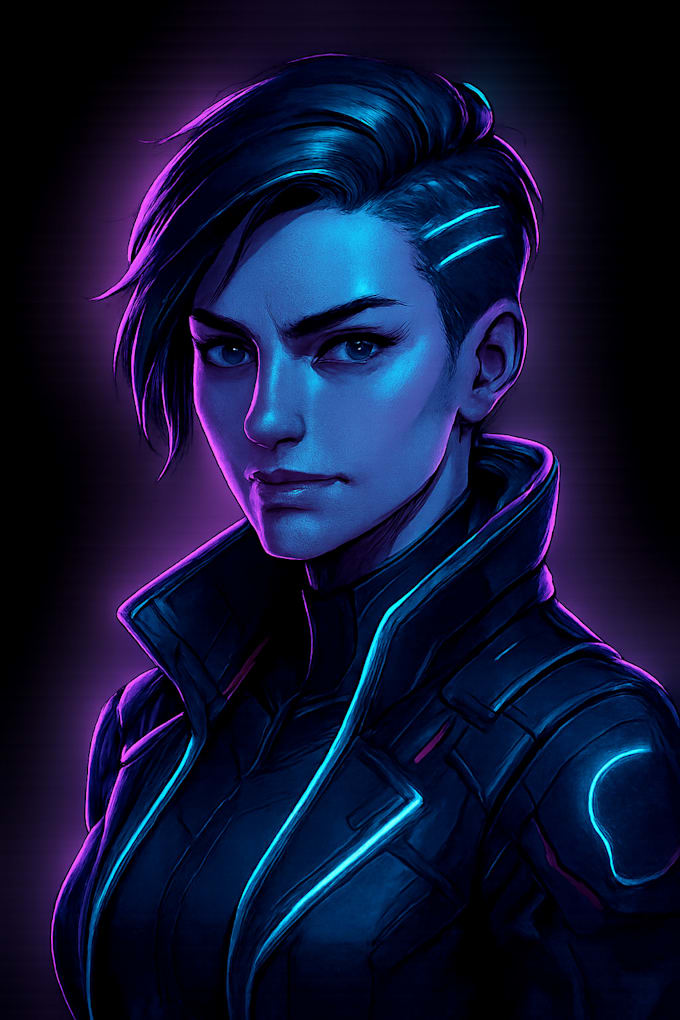 Create your customizable futuristic avatar by Pmc_pro | Fiverr