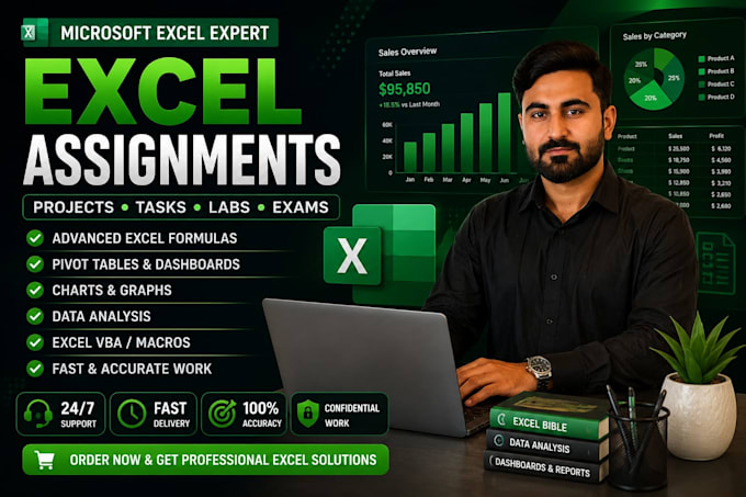 do your microsoft excel ,ms word assignments, projects and modules