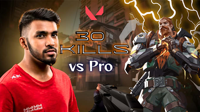 design cinematic high CTR valorant and gaming thumbnails