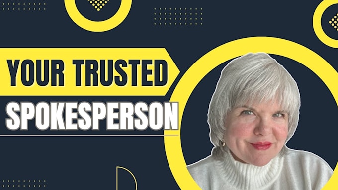 be your professional spokesperson for tech or finance brands