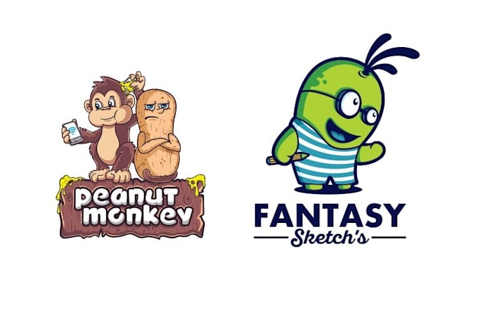 Design custom mascot cartoon logo by Erika_rowe | Fiverr