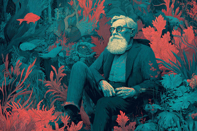 create illustrations in surreal style