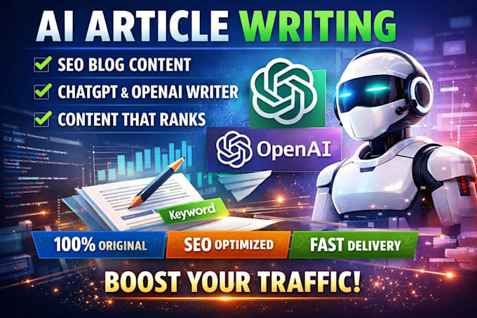 use chatgpt and openai ai article writing to get you more traffic