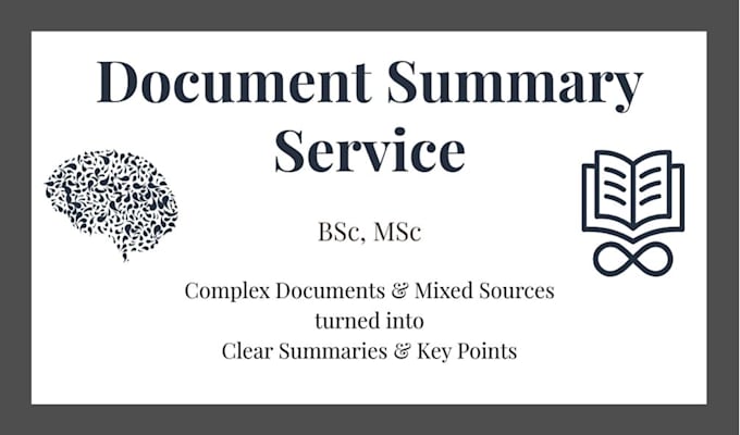 provide key points and a detailed summary of your articles, reports, or research