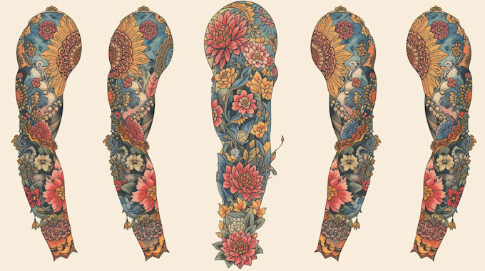 create a unique fine line tattoo design