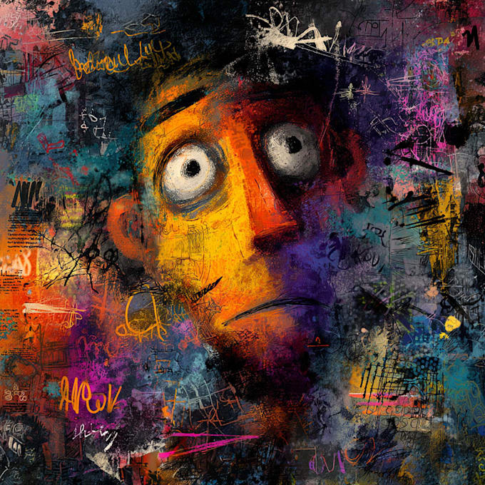 do illustration expresionism art, graffity, abstract