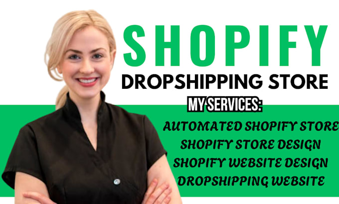 build automated shopify dropshipping store design