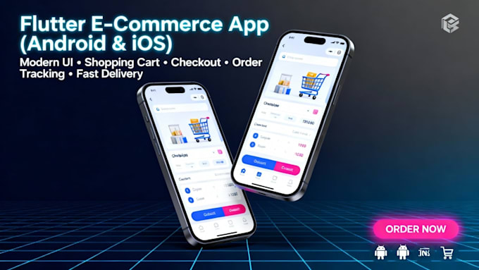 Create a full flutter ecommerce app for android and ios by Teamdirtek ...