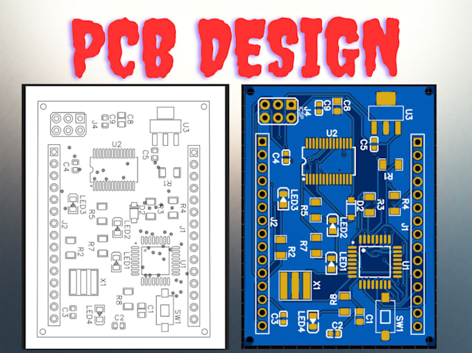 design circuit and pcb layouts and designs