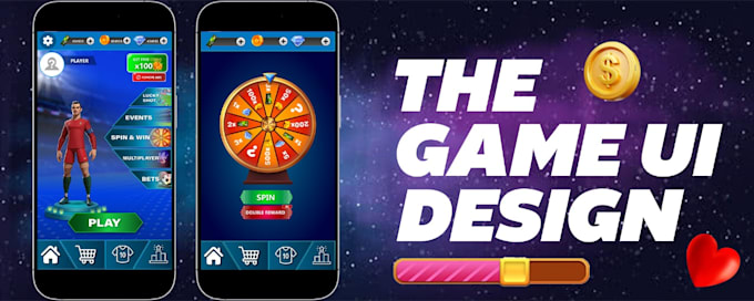 do 2d  ,3d game ui design , concept art for you