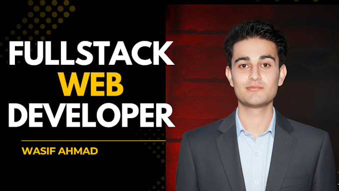 do website development as full stack web developer front end backend developer
