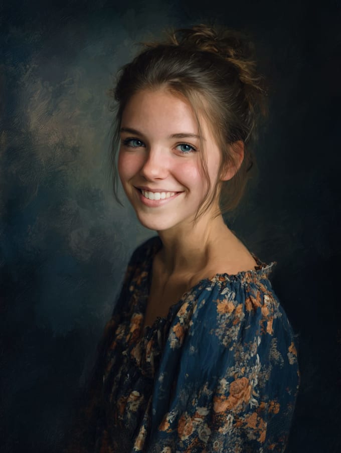 create original acrylic and oil paintings from reference