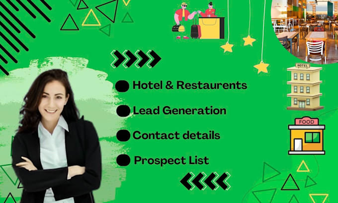 give restaurant, hotel decision makers lead list