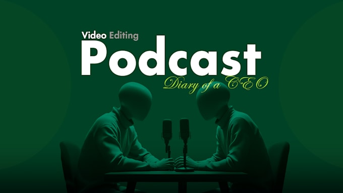 edit the podcast and intro in the diary of a CEO style