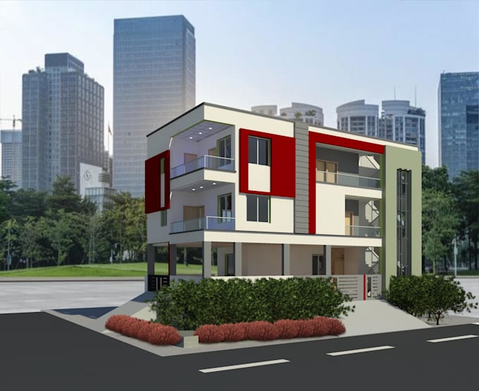 deliver 2d plans 3d elevation model render I am registered coa architect