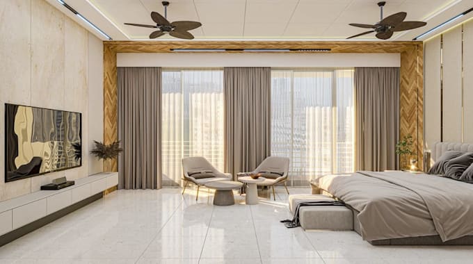 restyle 400sft master bedroom, 3d interior design, homes tours, basement render
