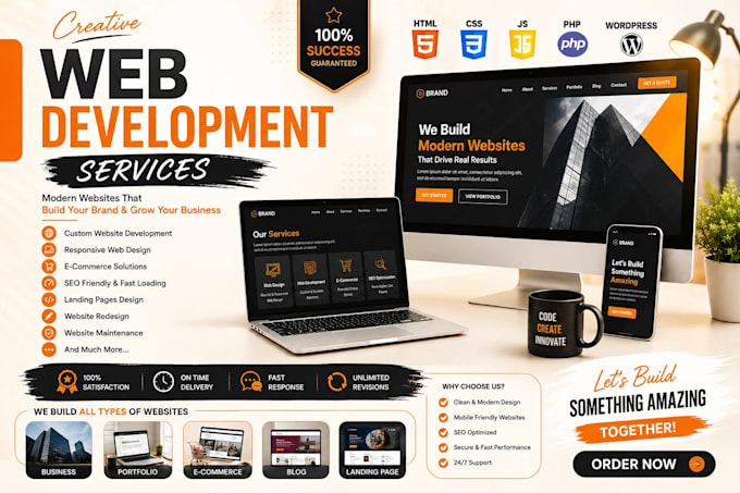 make professional website development and responsive design