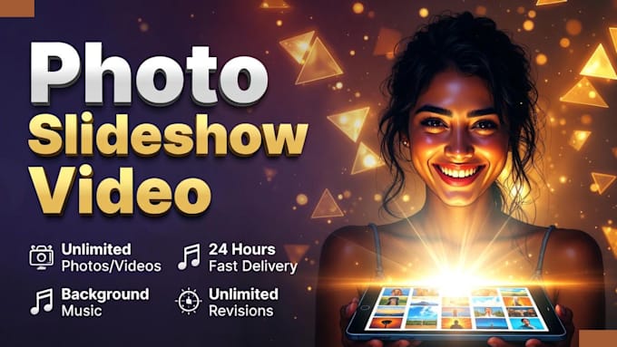 create cinematic photo slideshow, birthday slideshow and travel slideshow