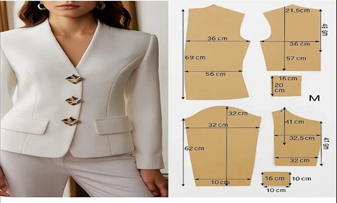 draft custom sewing patterns from your sketches, ideas, or photos