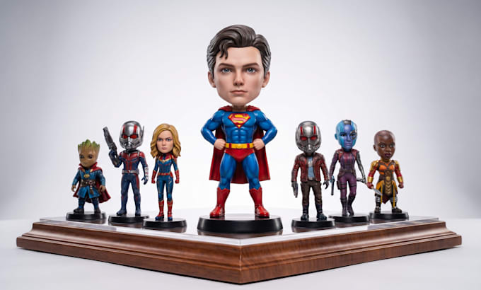 do 3d bobblehead 3d bjd character toy model action figure miniature 3d printing