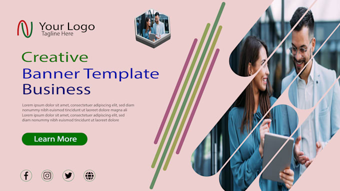 design a professional all banner