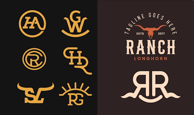 Design cattle brand, ranch western ranch farm logo by Kayla_beil | Fiverr