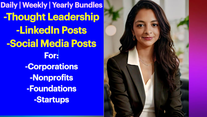 bundle thought leadership linkedin articles and posts