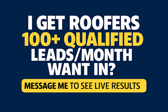 get roofing leads with facebook lead generation ads
