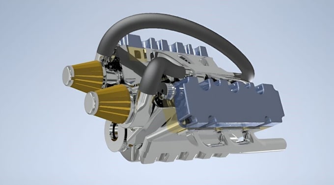 create 3d engineering cad models and technical drawings