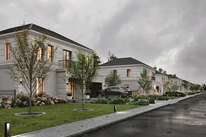 do modern patio exterior model 3d home interior visuals with walkthrough video