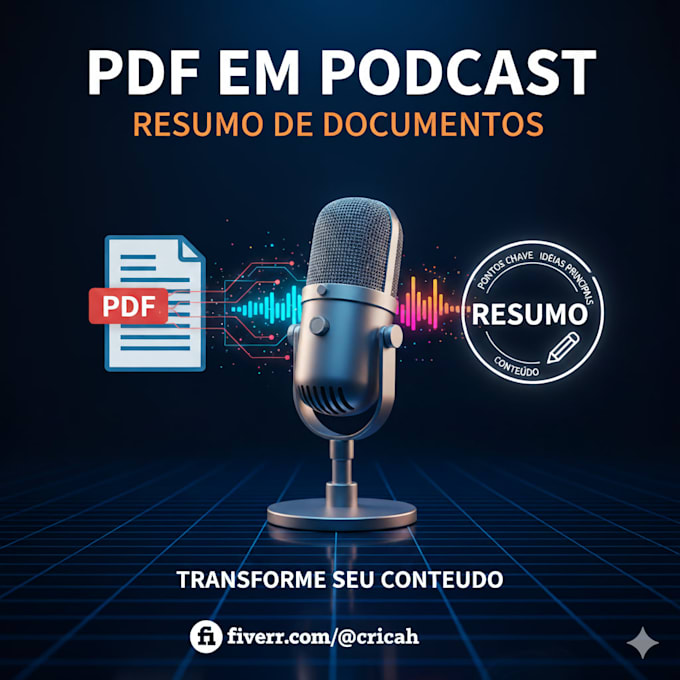 transformo textos em podcast  áudio