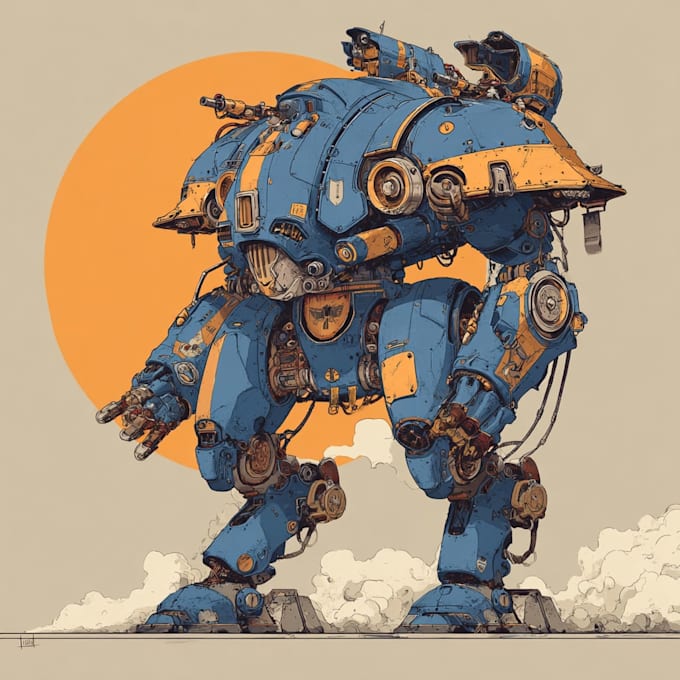 high quality robot, mecha concepts