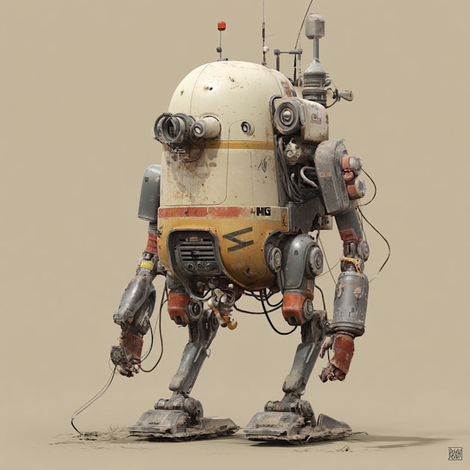 design spectacular robots, cyborgs and mechs