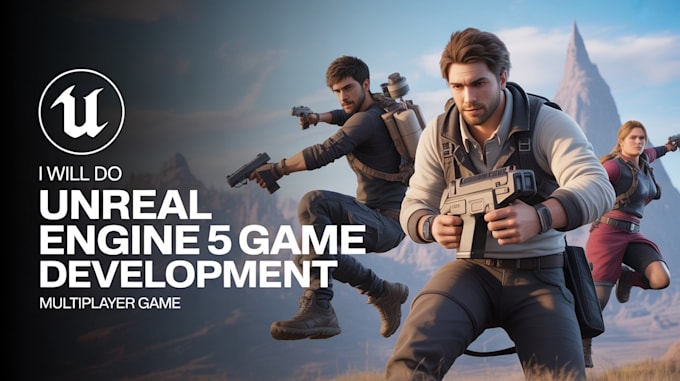 do unreal engine 5 game development, multiplayer game, unreal engine developer