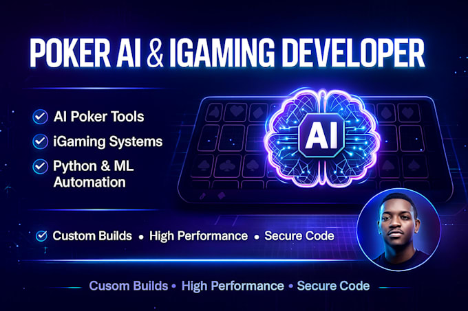 build advanced poker analytics tools, gto training models, and python automation