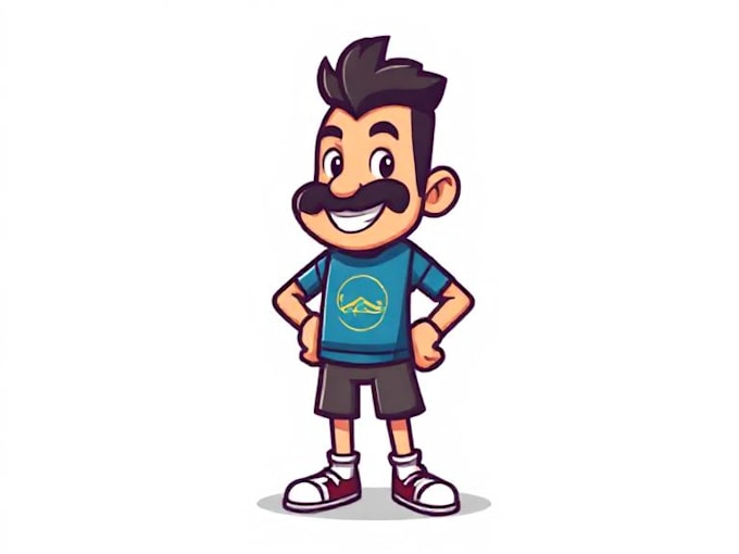 design vector character, cartoon avatar or mascot
