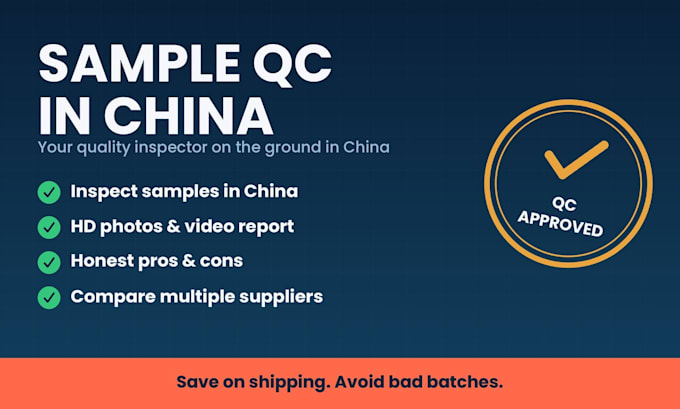 do sample inspection in china